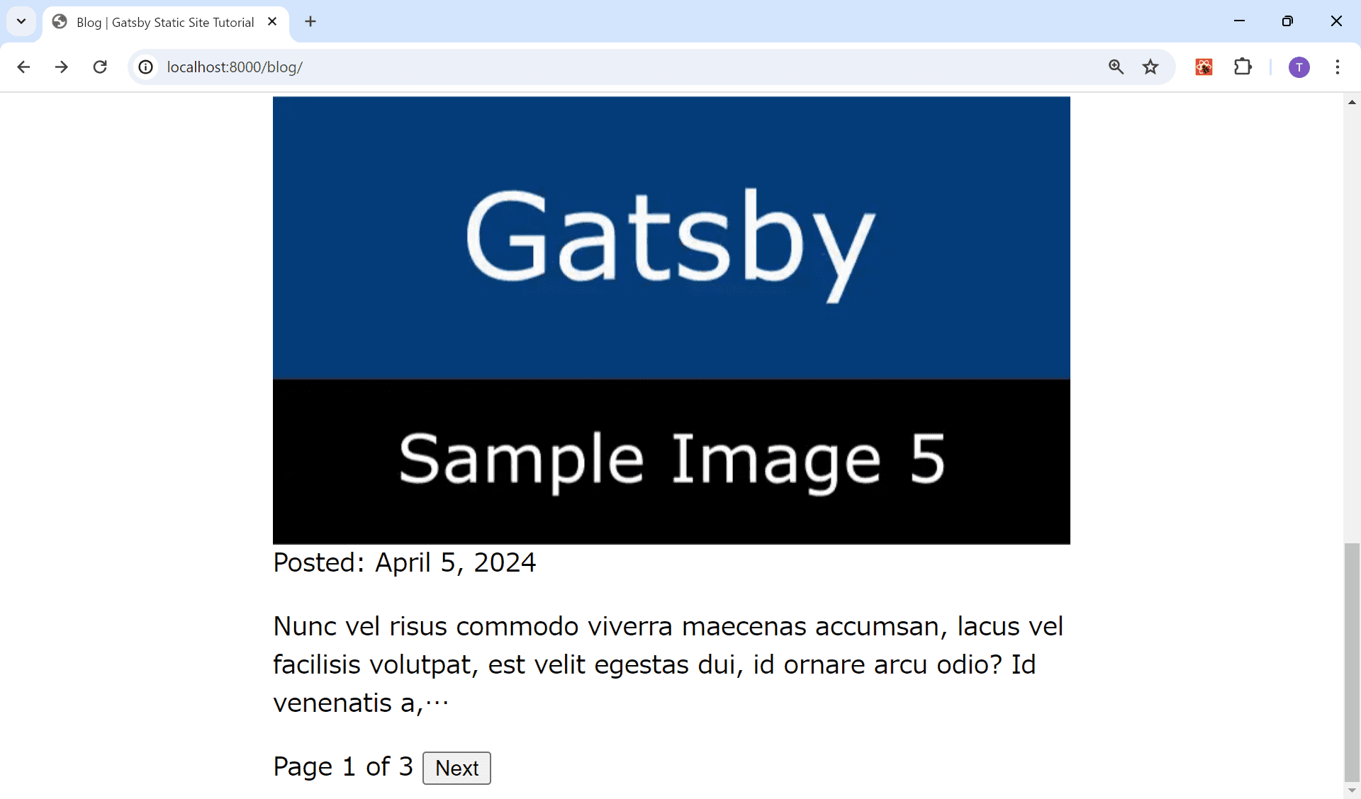 Gatsby.js スタティックサイトのチュートリアル Part 9