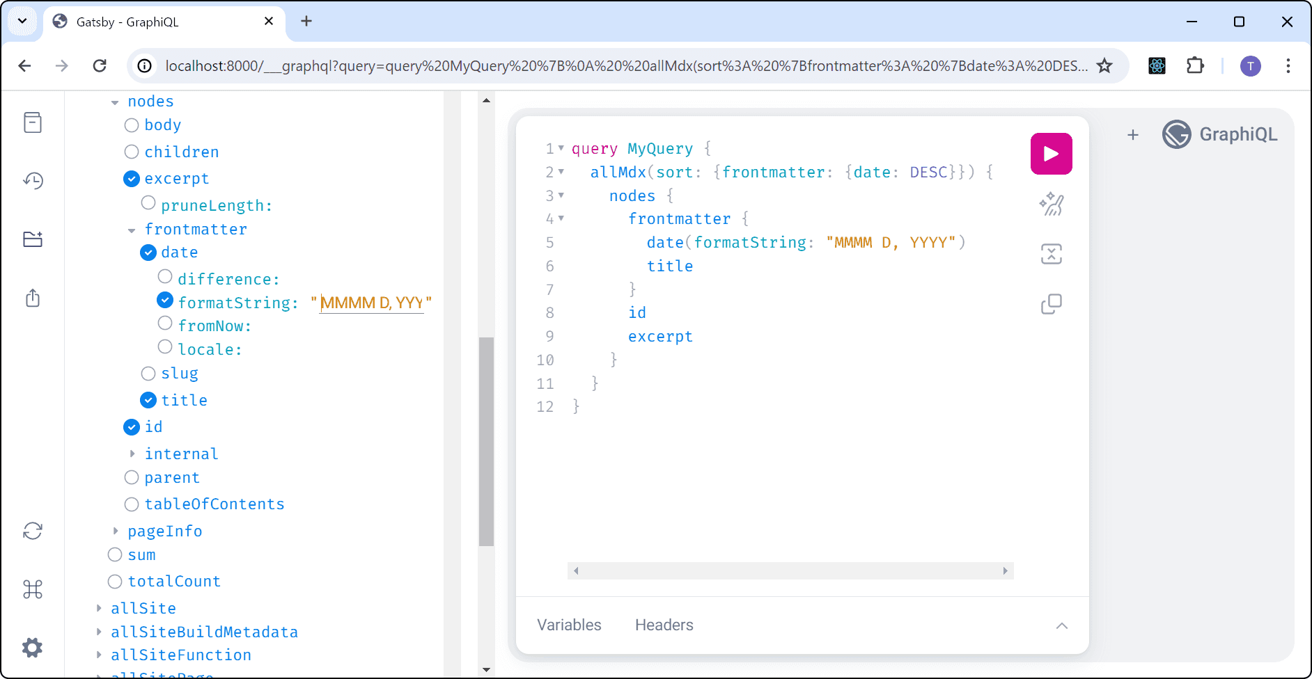Gatsby.js スタティックサイトのチュートリアル Part 5